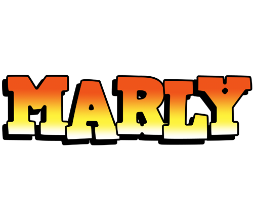 Marly sunset logo