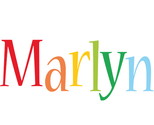 Marlyn birthday logo