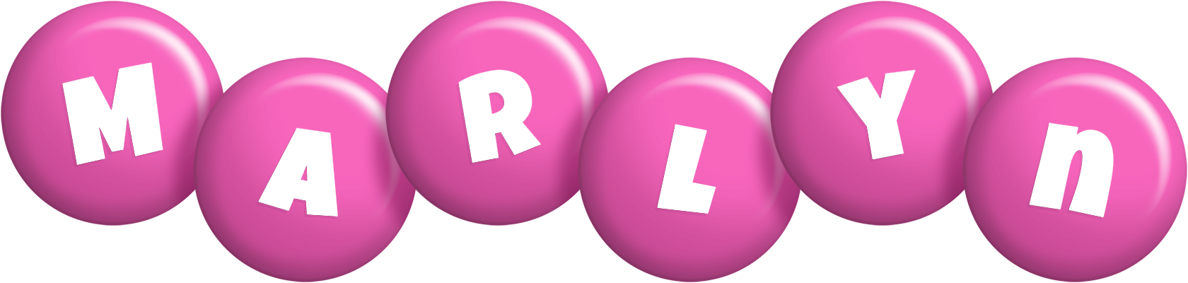 Marlyn candy-pink logo