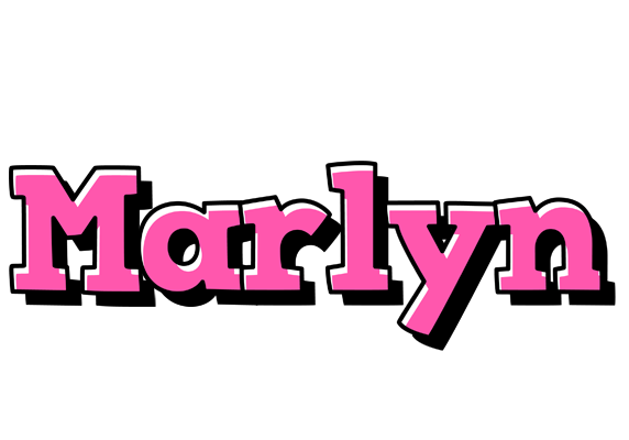 Marlyn girlish logo