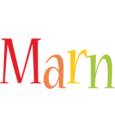 Marn birthday logo