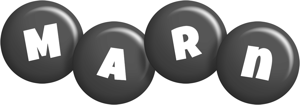 Marn candy-black logo