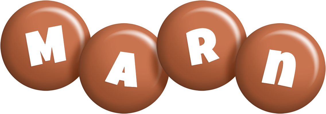 Marn candy-brown logo