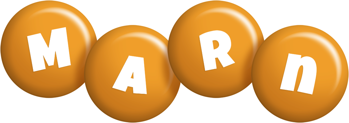 Marn candy-orange logo