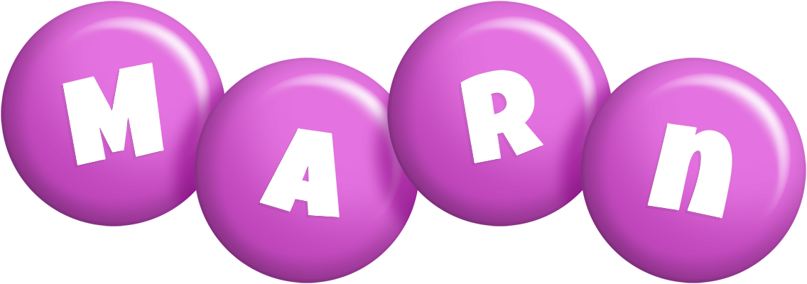 Marn candy-purple logo