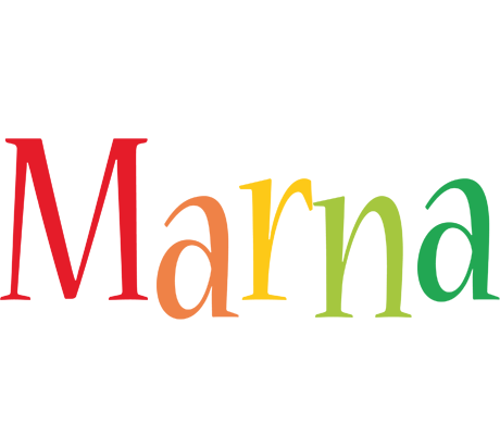 Marna birthday logo
