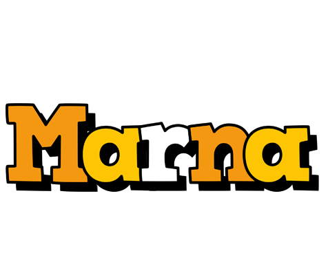Marna cartoon logo