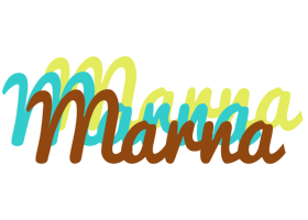 Marna cupcake logo