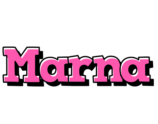Marna girlish logo