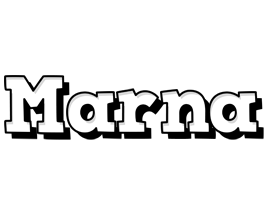 Marna snowing logo