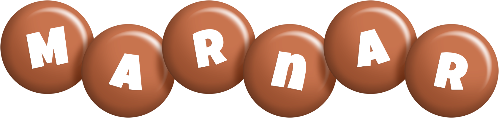 Marnar candy-brown logo