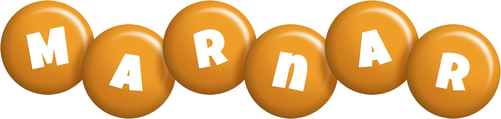 Marnar candy-orange logo