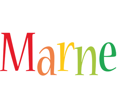 Marne birthday logo