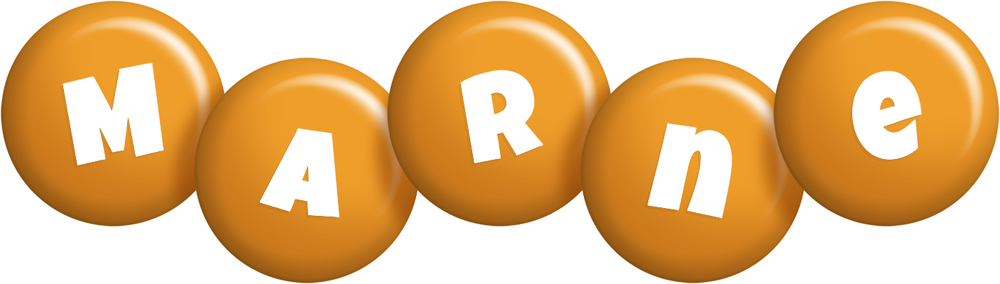 Marne candy-orange logo