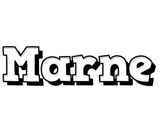 Marne snowing logo