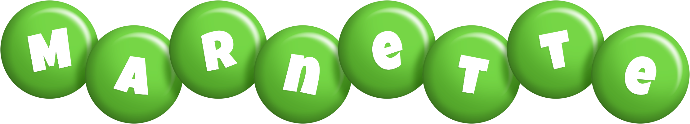 Marnette candy-green logo