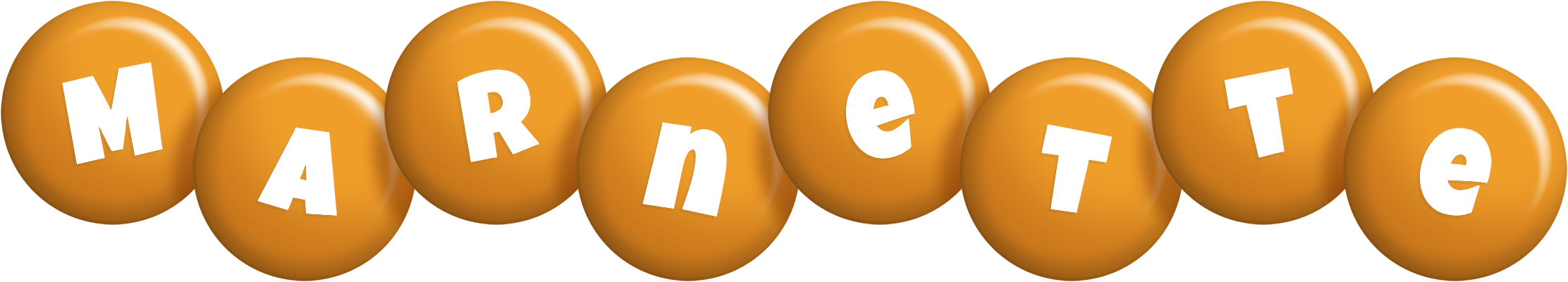 Marnette candy-orange logo