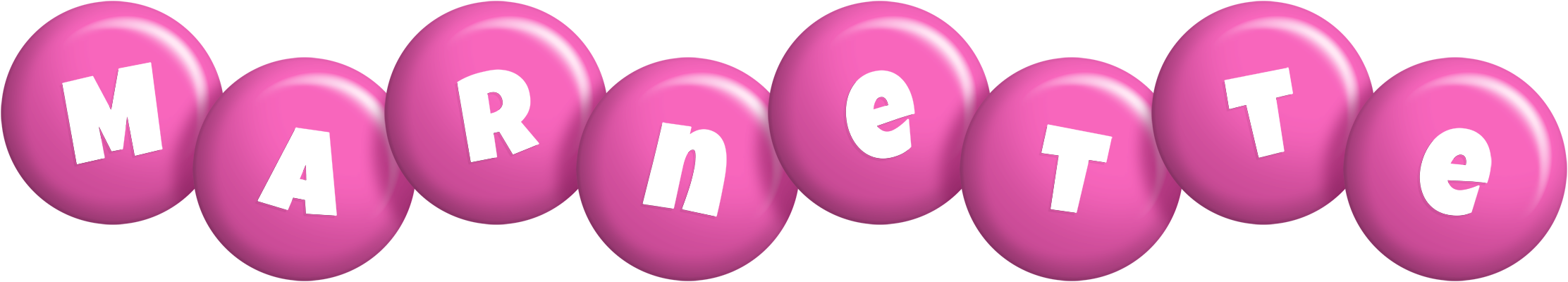 Marnette candy-pink logo