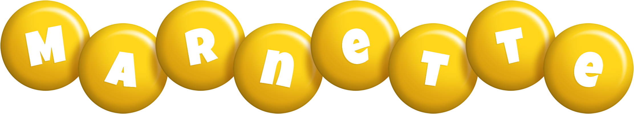 Marnette candy-yellow logo
