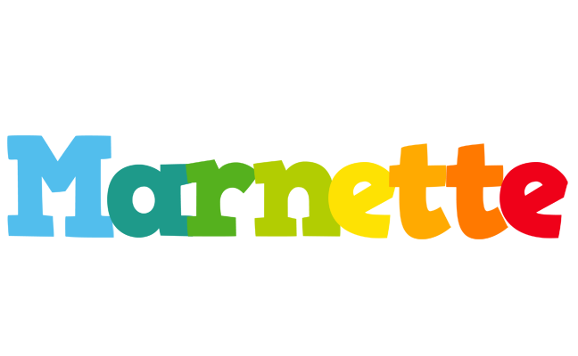 Marnette rainbows logo