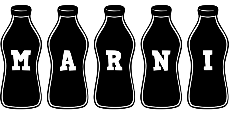 Marni bottle logo