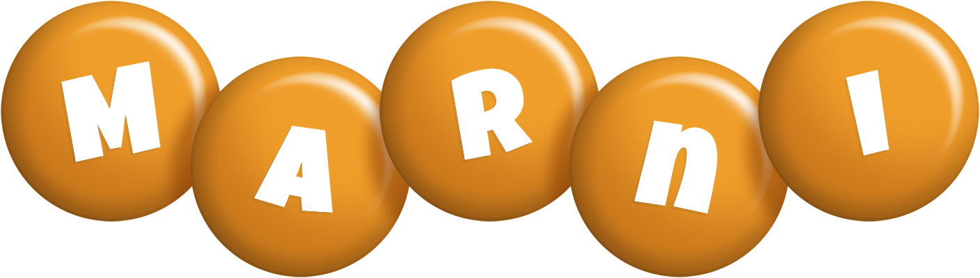Marni candy-orange logo