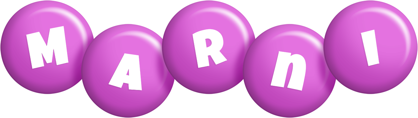 Marni candy-purple logo