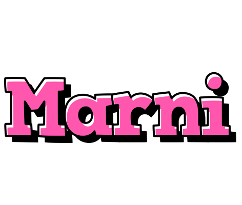Marni girlish logo