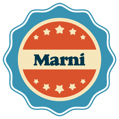 Marni labels logo
