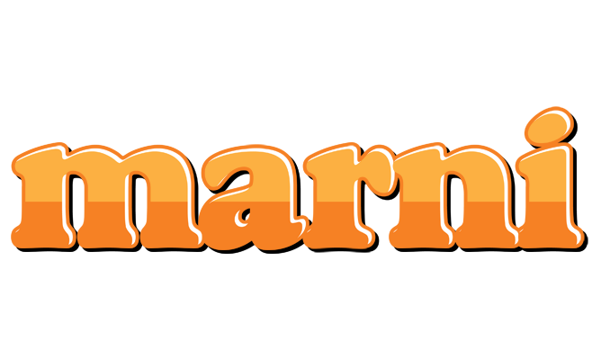 Marni orange logo