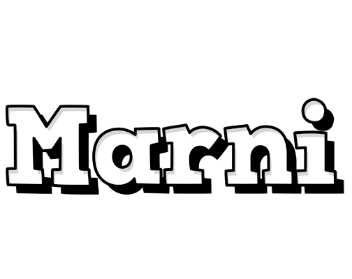 Marni snowing logo