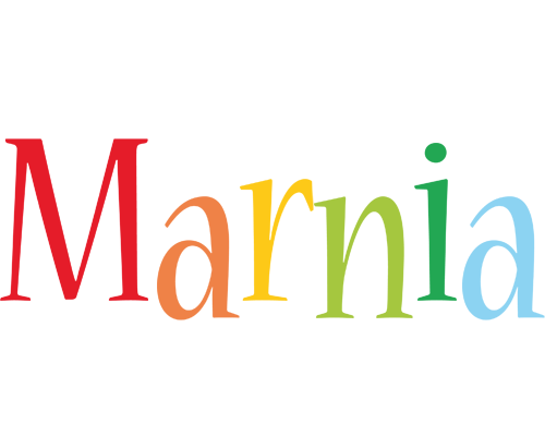 Marnia birthday logo