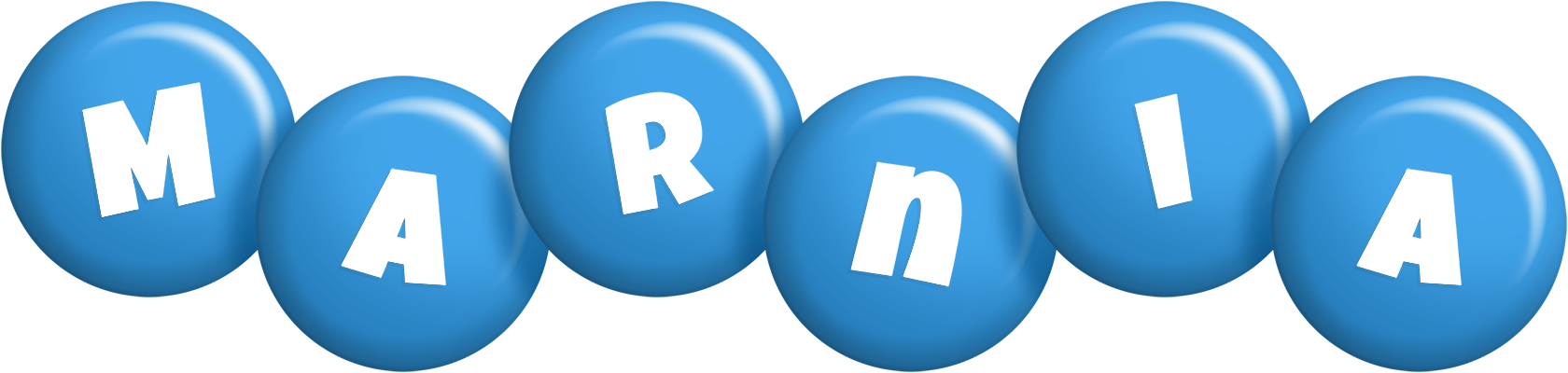 Marnia candy-blue logo