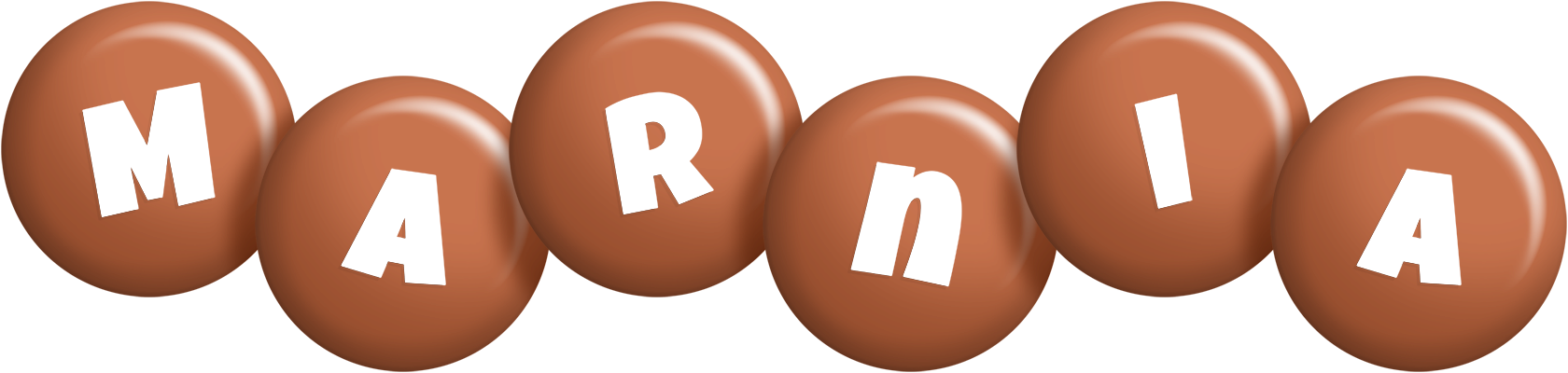 Marnia candy-brown logo