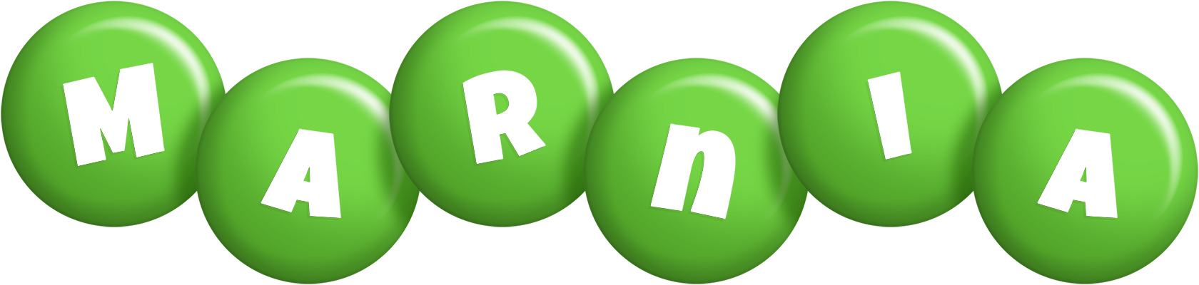 Marnia candy-green logo
