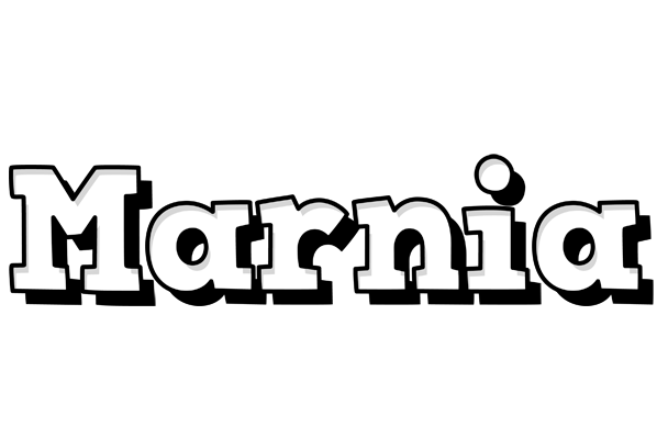 Marnia snowing logo
