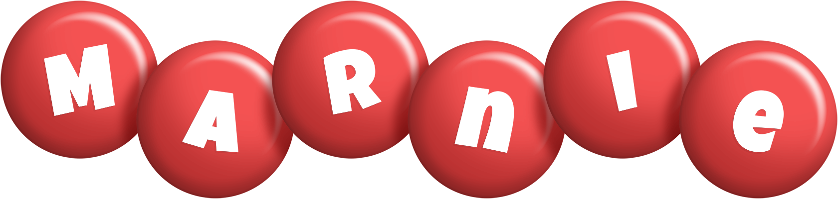 Marnie candy-red logo
