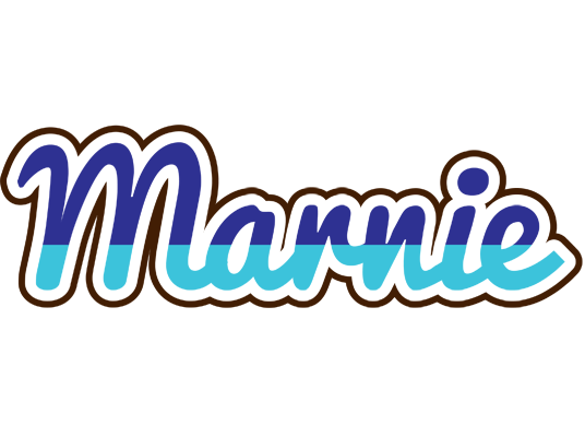 Marnie raining logo