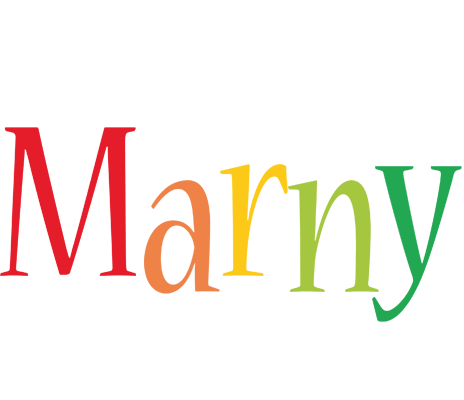 Marny birthday logo
