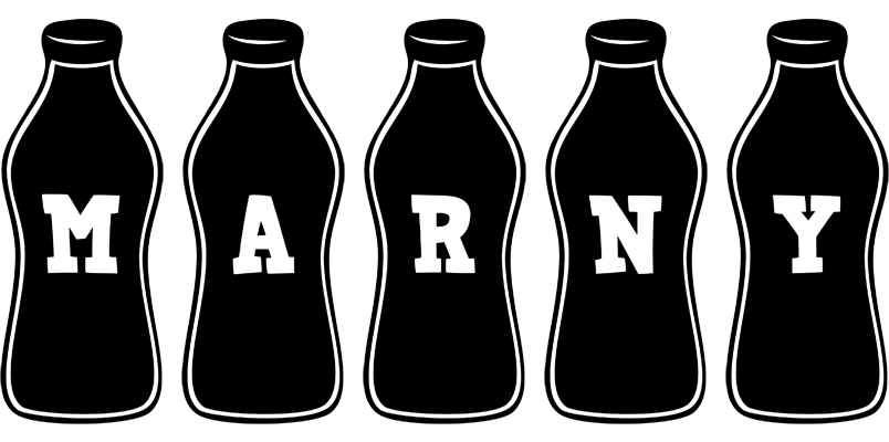 Marny bottle logo