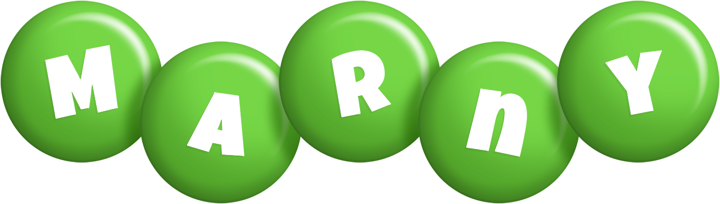 Marny candy-green logo