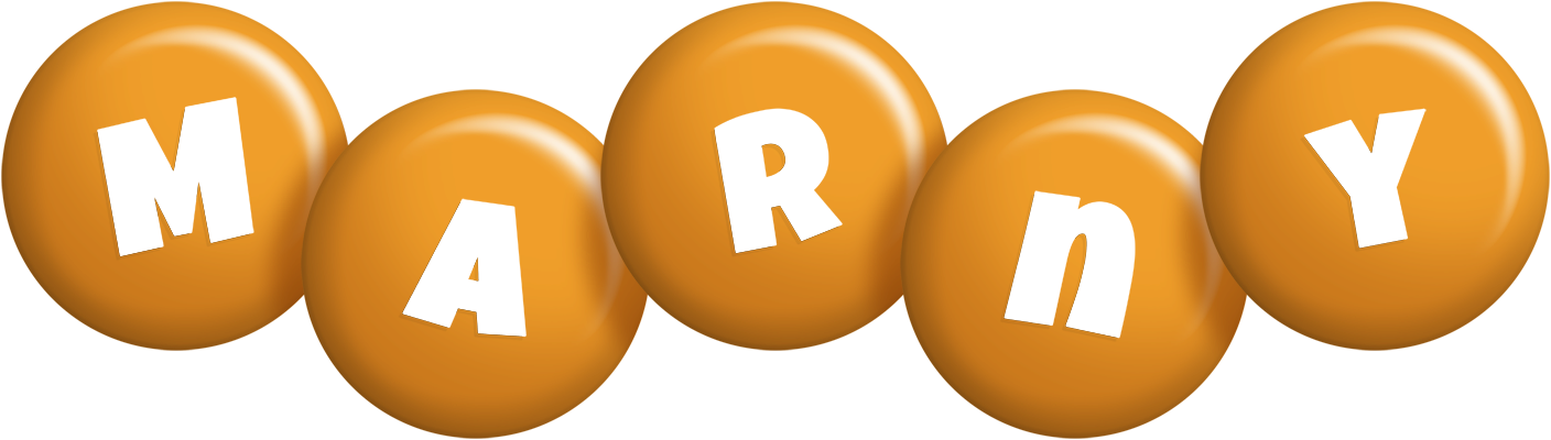 Marny candy-orange logo