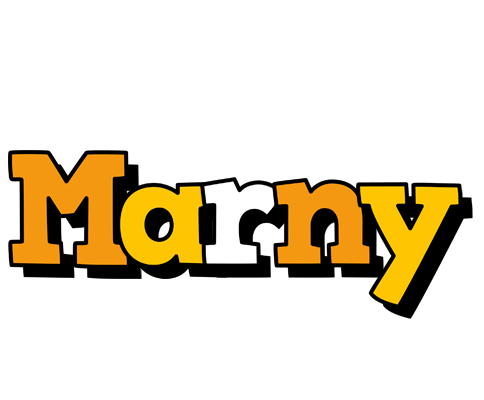 Marny cartoon logo