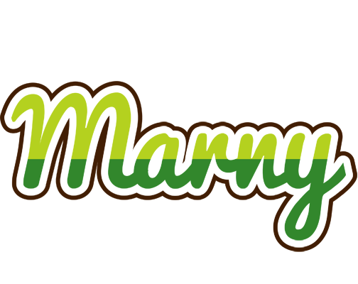 Marny golfing logo