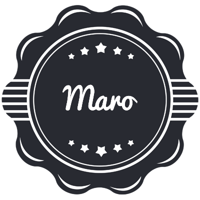 Maro badge logo