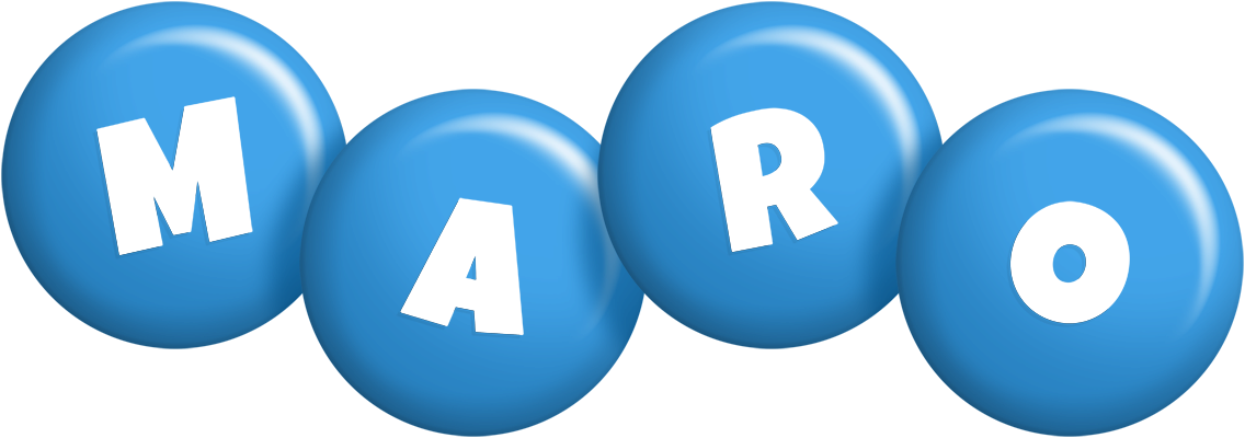 Maro candy-blue logo