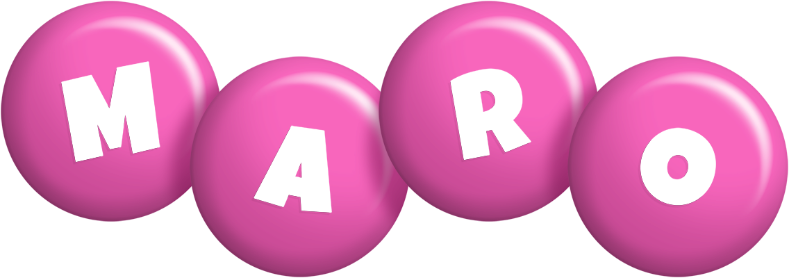 Maro candy-pink logo