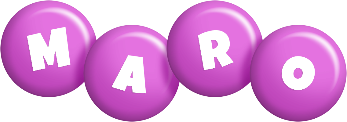 Maro candy-purple logo