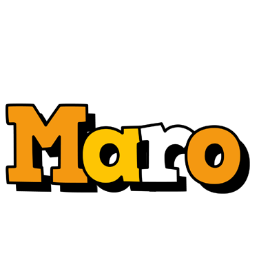 Maro cartoon logo