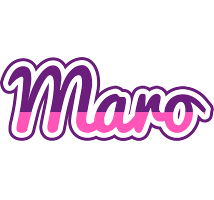 Maro cheerful logo